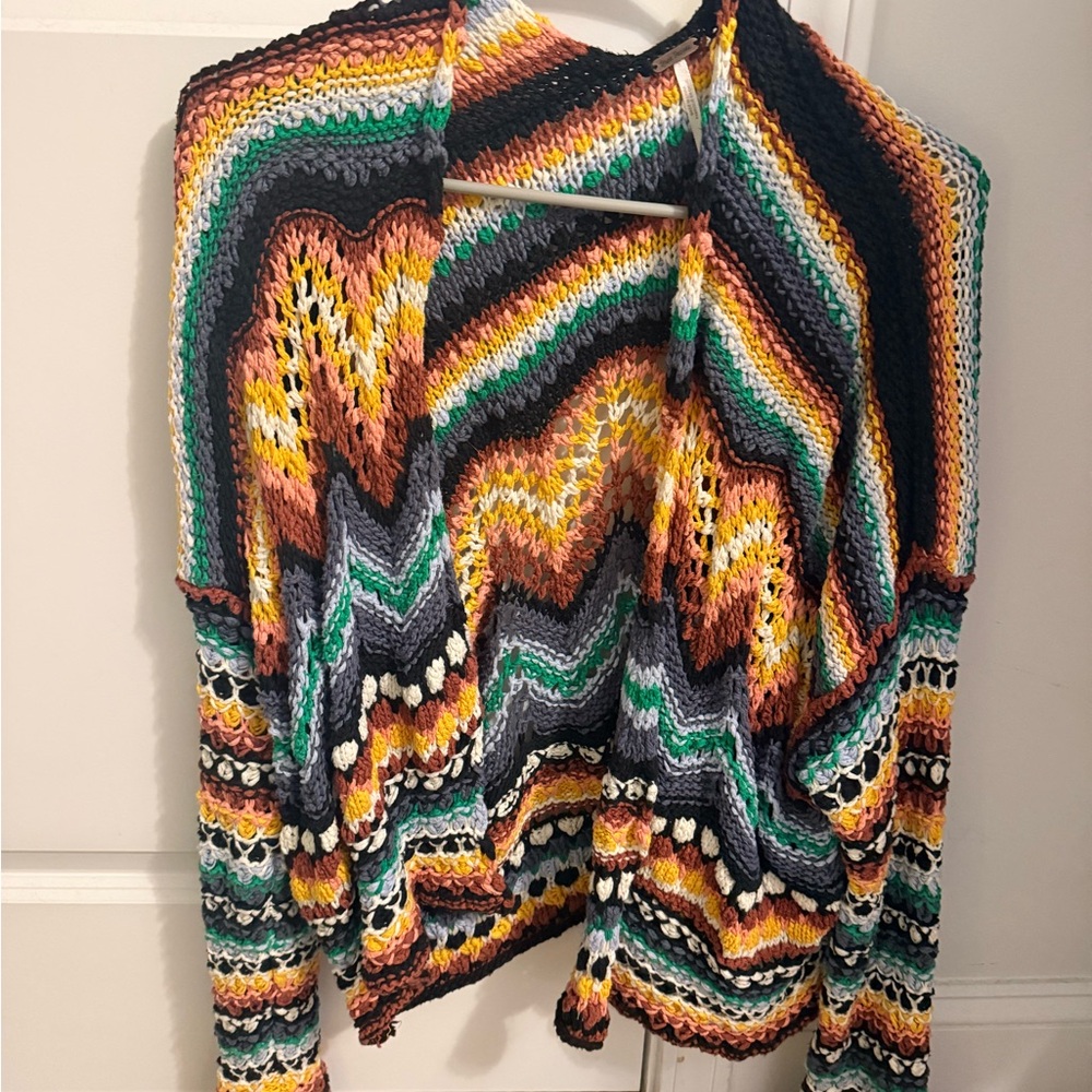 FREE PEOPLE Crochet cardigan